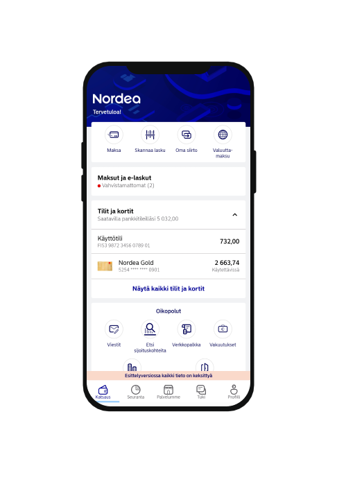 Nordea Mobile - Overview