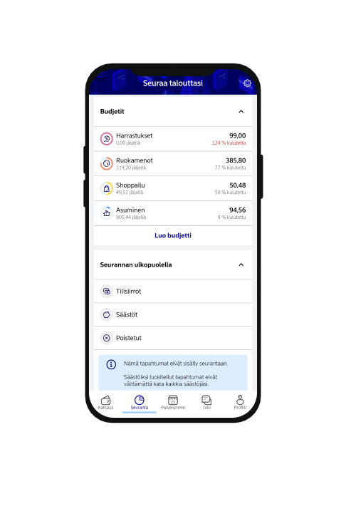 Nordea Mobile - Budget