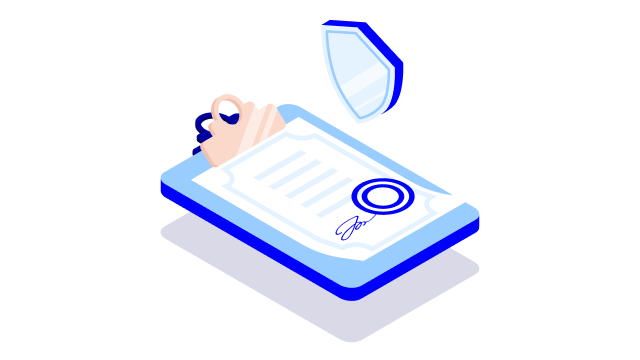 Bank guarantee icon - 640x360