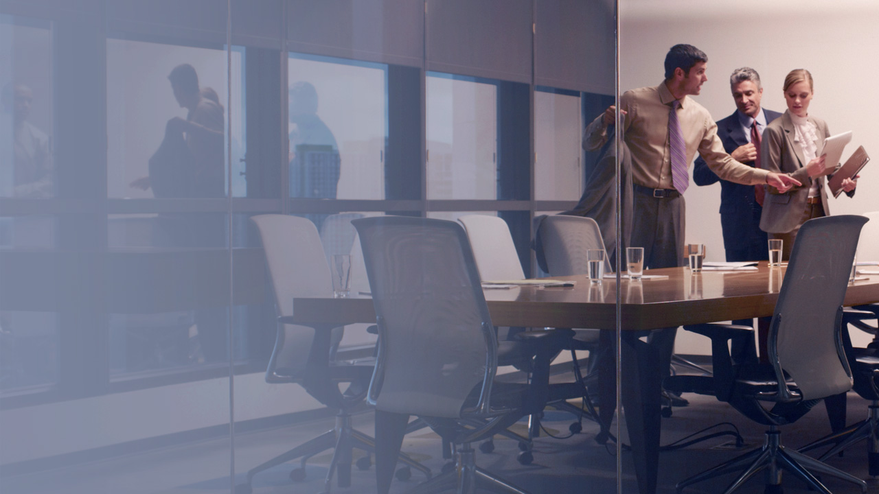 People in a conference room