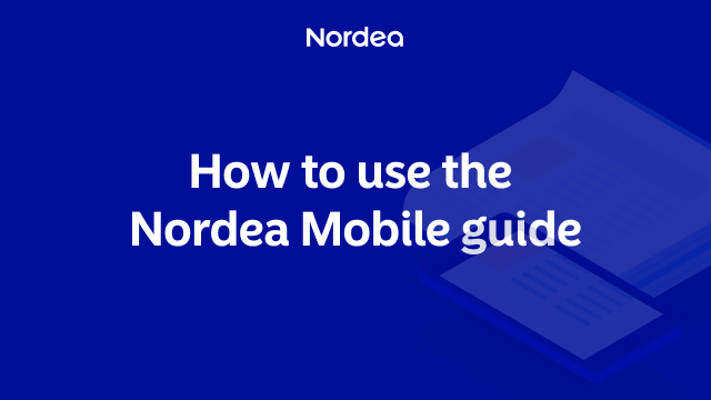 Nordea Mobile - Opas