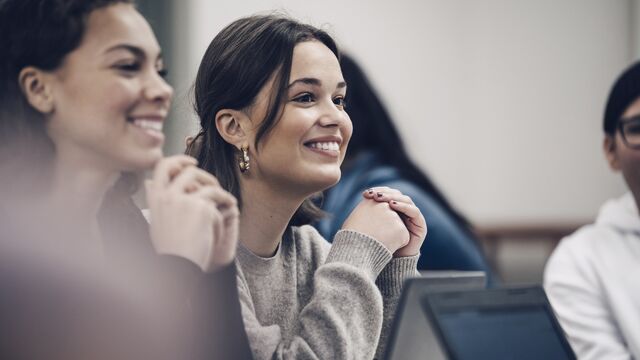 Smiling students - small