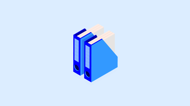 Documents folders cloud blue - 640x360