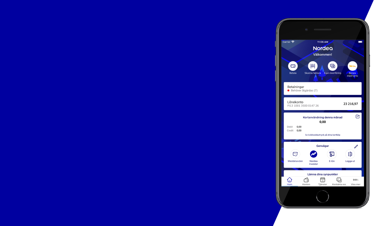 Nordea ny mobilbank Nordea ny mobilbank