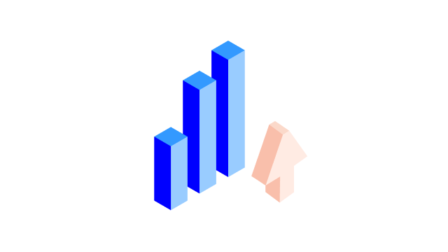 Chart graph icon - 640x360