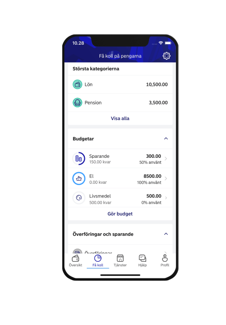 Nordea Mobile - Budget