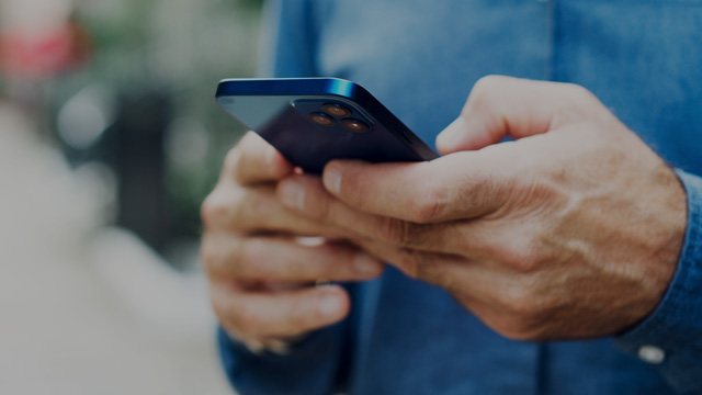 Man texting SMALL